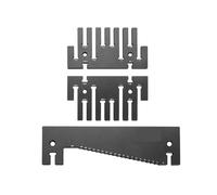 Jeu de cales étalons, Jauge de profondeur for scie à table, jauge hauteur en alliage d'aluminium, outil mesure la, règle,pour le travail du bois(Metric)