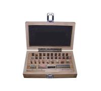 Jeu de cales étalons, Jeu de jauges bloc, 32 pièces, grade 0 (1,005-50 mm) pour menuisiers