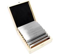 Jeu de cales parallèles 18 pièces 160mm 9 Paires Coffret de cales étalons parallèles en acier Fraisage