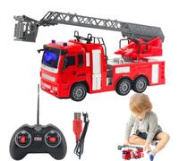 Jeu de camions de pompiers pour tout-petits de véhicules développés en mini feu, camions robustes à pousser et à déménager, kit de voiture pour réveil précoce, cadeau créatif P