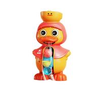 Jeu de Canard Flottant dans la - Copain de Bain à Roue rotative sécurisée par Aspiration, Apparence d'animal Mignon engageant, Divertissement Aquatique respectueux des éclaboussures | Cadeau