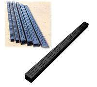 Jeu de canaux de drainage - Gouttière en acier inoxydable à profil bas pour une utilisation en extérieur, idéale pour la gestion de l'eau de pluie, cour et balcon
