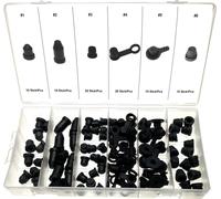 Jeu de capuchons de protection en caoutchouc pour la vis de purge de la valve de purge de l'étrier de frein