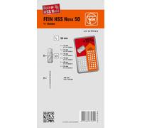 Jeu de carottage Best Of 8 pces. D.12-22mm HSS T.de coupe 50mm Weldon FEIN