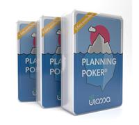 Jeu de Carte de Agile Planning Poker Cards pour 12 Personnes (3 Jeux) - Jeu de Cartes Scrum Poker pour Une estimation Efficace des Efforts en équipe - Version Ulassa