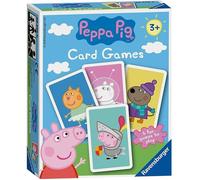 Jeu de carte - RAVENSBURGER - Peppa Pig - 4 jeux amusants - Pour 2-4 joueurs - À partir de 3 ans