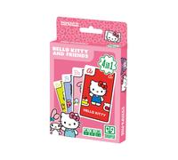 Jeu de cartes 7 familles CARTAMUNDI Hello Kitty 4-en-1 Rose