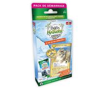 Jeu de cartes à collectionner défis nature protect - pack de démarrage - panthère des neiges - fabriqué en france multicolore TU
