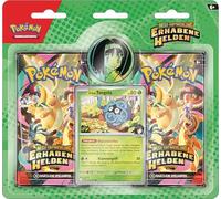 Jeu de Cartes à Collectionner Pokémon : Collection Évolution Méga - Héros Sublimes : Erika (1 Carte Promo holographique, 1 pièce et 2 boosters)