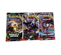 Jeu de Cartes à Collectionner Pokémon - Lot de 3 Pochettes scellées aléatoirement - Produit 100% Authentique de la Marque Pokémon - 30 Cartes au Total - Chances aléatoires pour Cartes rares, Holo, V