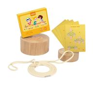 Jeu De Cartes À Cordes Montessori, Berceau De Chat, Jouets Éducatifs D'Apprentissage Pour Enfants, Jeu À Main En Corde De Cerf