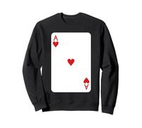 Jeu de Cartes à Jouer Ace of Hearts Costume d'halloween Sweatshirt