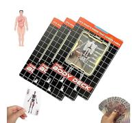 Jeu de cartes à jouer avec corps humain, image 3D transparente unique de l'anatomie humaine, nouveau poker pour jeux de magie, cadeau éducatif pour collectionneurs de cartes (3 pièces)