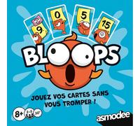 Jeu de cartes ASMODEE Bloops Party - Mémoire & Ambiance 2-5 joueurs 8+ 10 min Bleu - 65 cartes
