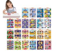 Jeu de cartes assorti | 21 x 14,8 cm Trouver différentes cartes, produit d'entraînement pour renforcer la concentration, outil d'apprentissage durable, jeu interactif pour garçons et filles
