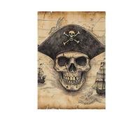 Jeu de cartes au trésor pirates petits drapeaux d'extérieur décoratifs d'extérieur joyeux Noël bannière pour décoration extérieure 28 x 40 cm double face