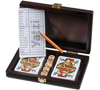 Jeu de cartes avec dés et carte de score Yahtzi 19x12.5x4cm Philos