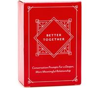 Jeu de cartes Better Together Couples pour adultes mariés ou nouveaux couples - Excellent jeu de cartes pour un rendezvous nocturne - Jeu de couples qui peut renforcer une relation - Jeu de 100 cartes