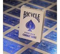 Jeu de cartes Bicycle MetalLuxe cobalt - Couleurs violet et beige - Pour adulte