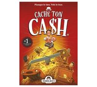 Cache Ton Cash - Jeu de Société - 7 Ans et Plus - 2 à 6 Joueurs - Entre Amis - en Famille - Ambiance Amusant - Rapide - Simple - Tactique - Bluff - Blackrock games