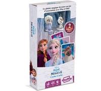 Jeu de cartes Cartamundi Cache-Cache avec Figurines Disney Elsa et Olaf Shuffle Reine des Neiges 2- G