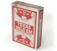 TEXAS HOLD'EM SILVER - 4 PEEK INDEX - TBX RED G