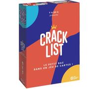 Jeu de cartes - Crack List - 2 à 8 joueurs - 10 ans et + - Bleu