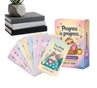 Jeu de cartes d'affirmation pour enfants de 48 pièces, flash d'encouragement inspirant quotidien pour créer la confiance et l'esprit, joli outil d'apprentissage de l'estime de soi | Usage domestique