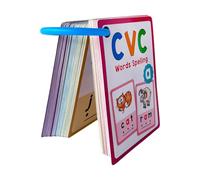 Jeu de cartes d'apprentissage pour enfants CVC Mots Téléphoniques Outil de développement des compétences linguistiques Apprendre à lire Cartes pour étudiants Enfants Cvc Mots Apprentissage Phonique