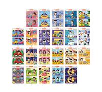 Jeu de cartes d'association, cartes de recherche de défauts interactives - Produit d'entraînement à la concentration, jeu interactif de recherche des différences pour garçons et filles, défis d'associ