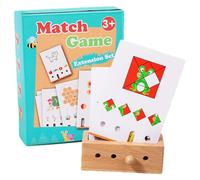 Jeu De Cartes D'Assortiment pour Tout-Petits | Interactif Parent-Enfant,Cartes D'Association des Animaux pour L'Apprentissage,Destiné aux d'Âge Préscolaire Filles pour la Maison la Salle de Classe Le
