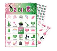 Jeu De Cartes De Bingo Sorcière,Idées Cadeaux Fête Halloween Jeu De Bingo | Interactif pour Famille École Voyage Rassemblements Intérieur Extérieur Lieux