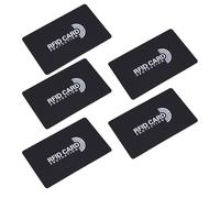 Jeu de Cartes de Blocage NFC, 5 Pièces, Carte Ultra Fine, Protège Votre Portefeuille du Vol électronique pour Un Usage Quotidien, PVC 0.9mm