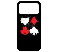 Jeu de Cartes de Casino, Jeu de Poker All in Cards Spades Coque pour iPhone 17 Pro Max