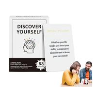 Jeu de cartes de conversation - Deck d'invite sociale, kit de démarrage de discussion, carte d'activité reliée, jeux de communication positive, jeu de cartes coloré pour rassemblement social pour les