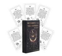 Jeu de cartes de divination de tarot, 10 x 6 cm, outil de prédiction du destin illustré, excellent pour les rassemblements de fête, les événements de vacances, les tables spirituelles