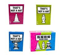 Jeu de cartes de fête décontracté pour 3 à 8 joueurs, axé sur la gestion de la mémoire et le plaisir. Versions chinoise et anglaise - "That's Not A Hat T (Board Game)" Papetier
