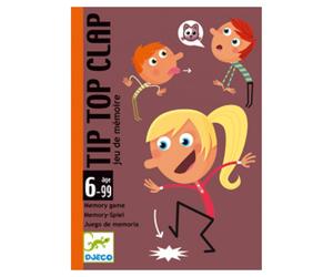 Jeu de cartes de mémoire Tip Top Clap - Amusement garanti pour tous !