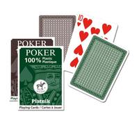 Jeu de cartes de Poker - PIATNIK - Marron - 55 cartes - Plastique - Taille Unique