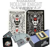 Jeu de cartes de poker standard Hollow Knight, jeu de cartes à jouer noir et blanc, jeu de société créatif portable, collection de cadeaux ordinary 2pcs