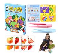 Jeu de cartes de table pour famille, liaison parent-enfant, soirée familiale, jeu de société, jeu éducatif interactif pour encouragement cognitif, jouet de voyage pour parents et tout-petits filles