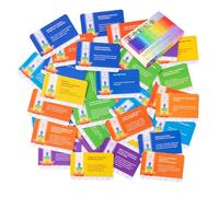 Jeu de cartes de tarot 54 feuilles avec motif mystique, jeu de divination pour débutants, finition brillante, fonction de mélange facile, outil spirituel, accessoire de fortune pour fêtes de famille