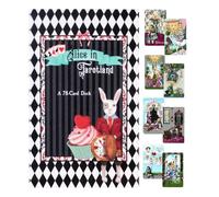 Jeu de cartes de tarot, 78 cartes Oracle de table - Outil de divination portable intéressant pour adultes, femmes, maison, voyage, loisirs