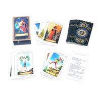 Jeu de cartes de tarot | 78 feuilles de cartes de jeu d'interprétation du destin | Outils de divination du tarot | Pour une expérience amusante et captivante avec un gameplay imaginatif et une raconte