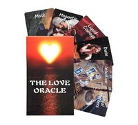 Jeu de cartes de tarot - Cartes Oracle Fortune Telling pour l'orientation spirituelle | Collection de divination de 54 feuilles avec conception d'illustrations symboliques, outil de méditati