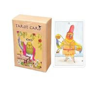 Jeu de cartes de tarot d'oiseau - Jeu interactif aviaire, ensemble de lecture de divination | Système Oracle animal ailé ésotérique, pont de attente symbolique d’orientation spirituelle avec papier