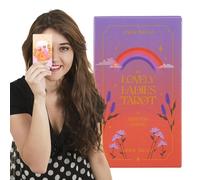 Jeu de cartes de tarot, ensemble de divination Oracle, 78 cartes de divination, pour adultes, débutants, fête, divertissement, lecture spirituelle, astrologie guidance, découverte de soi, méditation