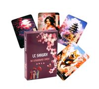 Jeu de cartes de tarot, ensemble Oracle adapté aux débutants, guide de divination portable, version complète en anglais, outil de lecture spirituelle pour la méditation, utilisation de voyage, jeu