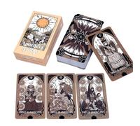 Jeu de cartes de tarot, jeu de cartes de tarot pour orientation spirituelle et auto-réflexion, 78 cartes oracle anglaises, illustration symbolique mystique, pratique de lecture, outil de divination