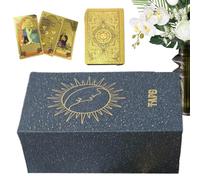 Jeu de cartes de tarot, jeu de divination de 78 cartes, outil de lecture du destin pour s'amuser en famille, édition en russe, activité spirituelle